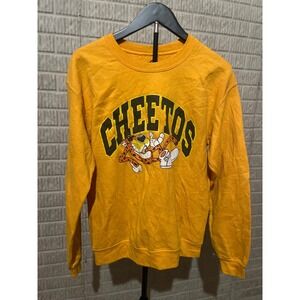 Cheetos Chester Cheetah Graphic Sweatshirt Yellow Kids Small‎